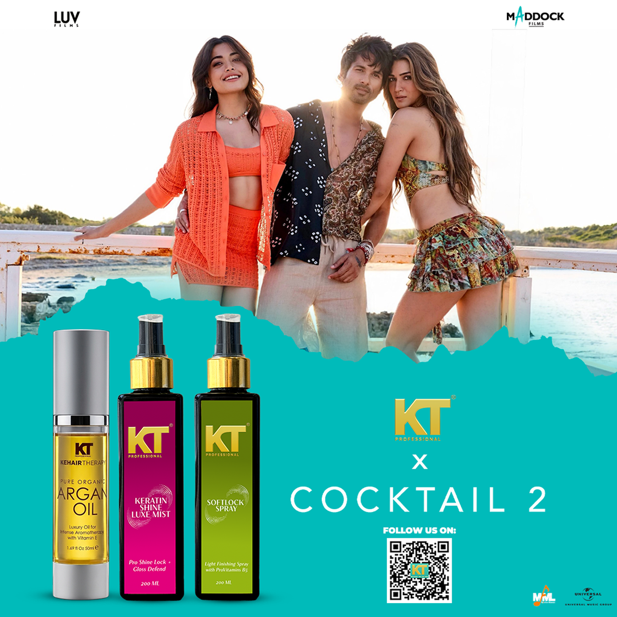 Cocktail 2 Hair Care Kit | Keratin & Argan Oil Combo