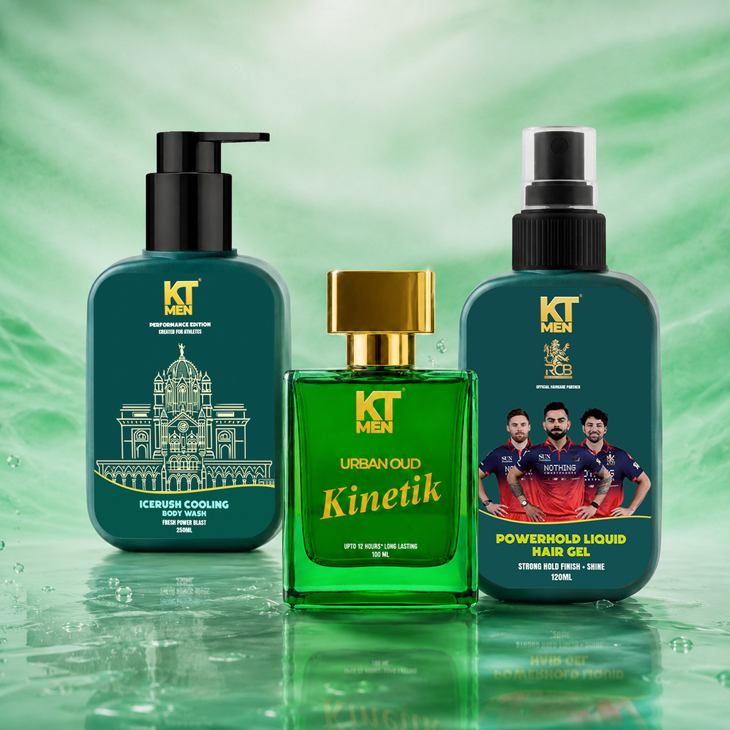 KT Men Champions Collection Gift Box | The Ultimate Grooming Trio for Champions