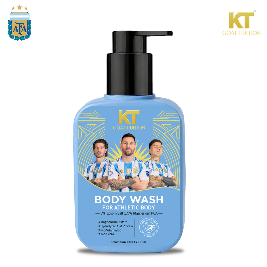 KT GOAT Edition Body Wash For Athletic Body – Relieves Body Fatigue & Post Workout Stress (200 ML)