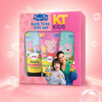 KT Kids x Peppa Pig Bath Time Gift Set | Shampoo, Body Wash & Hair Leave-In Serum