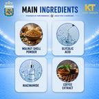 KT GOAT Edition Active De-Tan Face & Body Scrub – Removes Tan & Deep Cleans Dead Skin (250 GM)