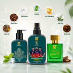 KT Men Champions Collection Gift Box | The Ultimate Grooming Trio for Champions