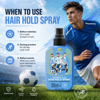 KT GOAT Edition Captain’s Flex Hair Hold Spray – Strong Flexible Hold Without Flakes (120 ML)