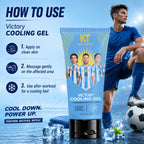 KT GOAT Edition Victory Cooling Gel – Cools, Refreshes & Revives Active Skin (200 GM)