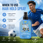 KT GOAT Edition Captain’s Flex Hair Hold Spray – Strong Flexible Hold Without Flakes (120 ML)