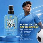 KT GOAT Edition SPF Hairspray For Frizzy Hair – Protects Hair From Heat, UV & Styling Damage (120 ML)