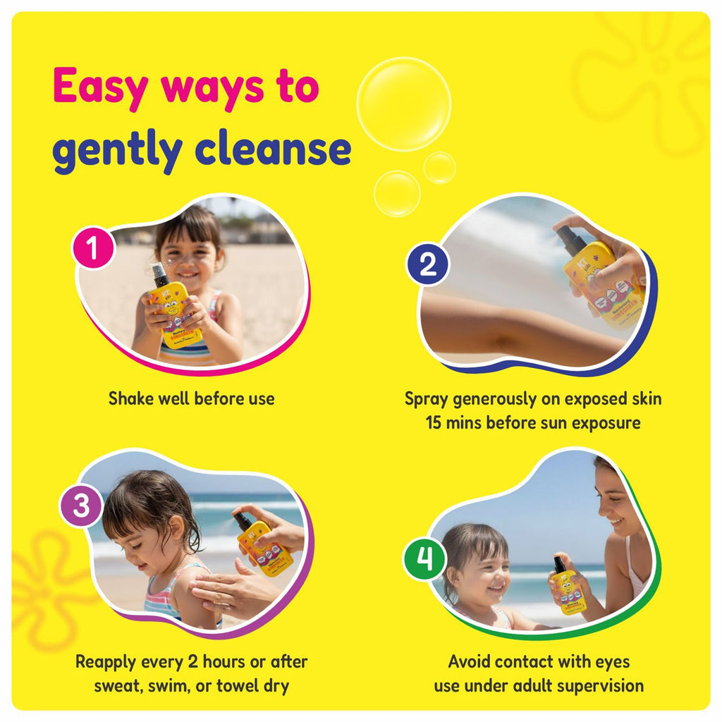 Kids Moisturizing Sunscreen Body Spray | SPF 25+ | 100ml