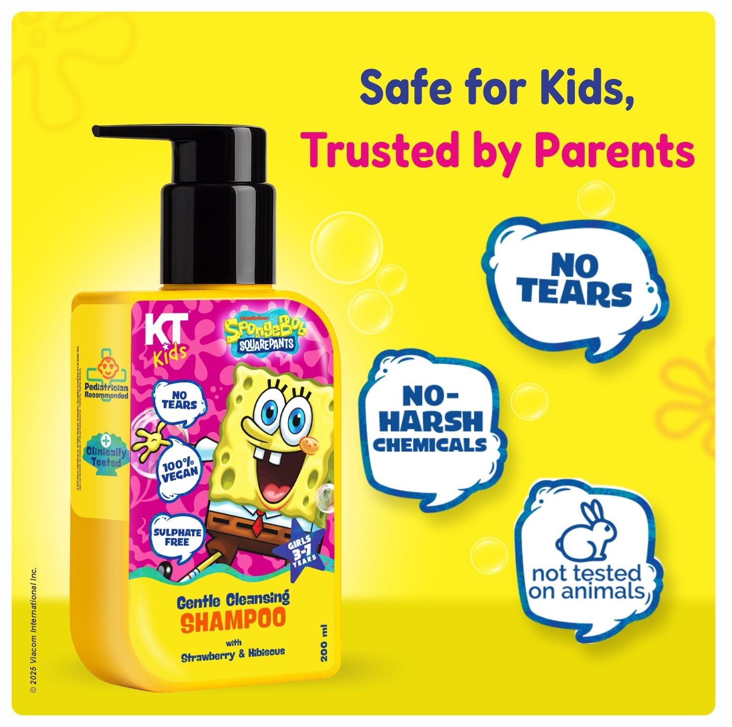 Gentle Cleansing Shampoo | For Girls | 3-7 Yrs | 200ml