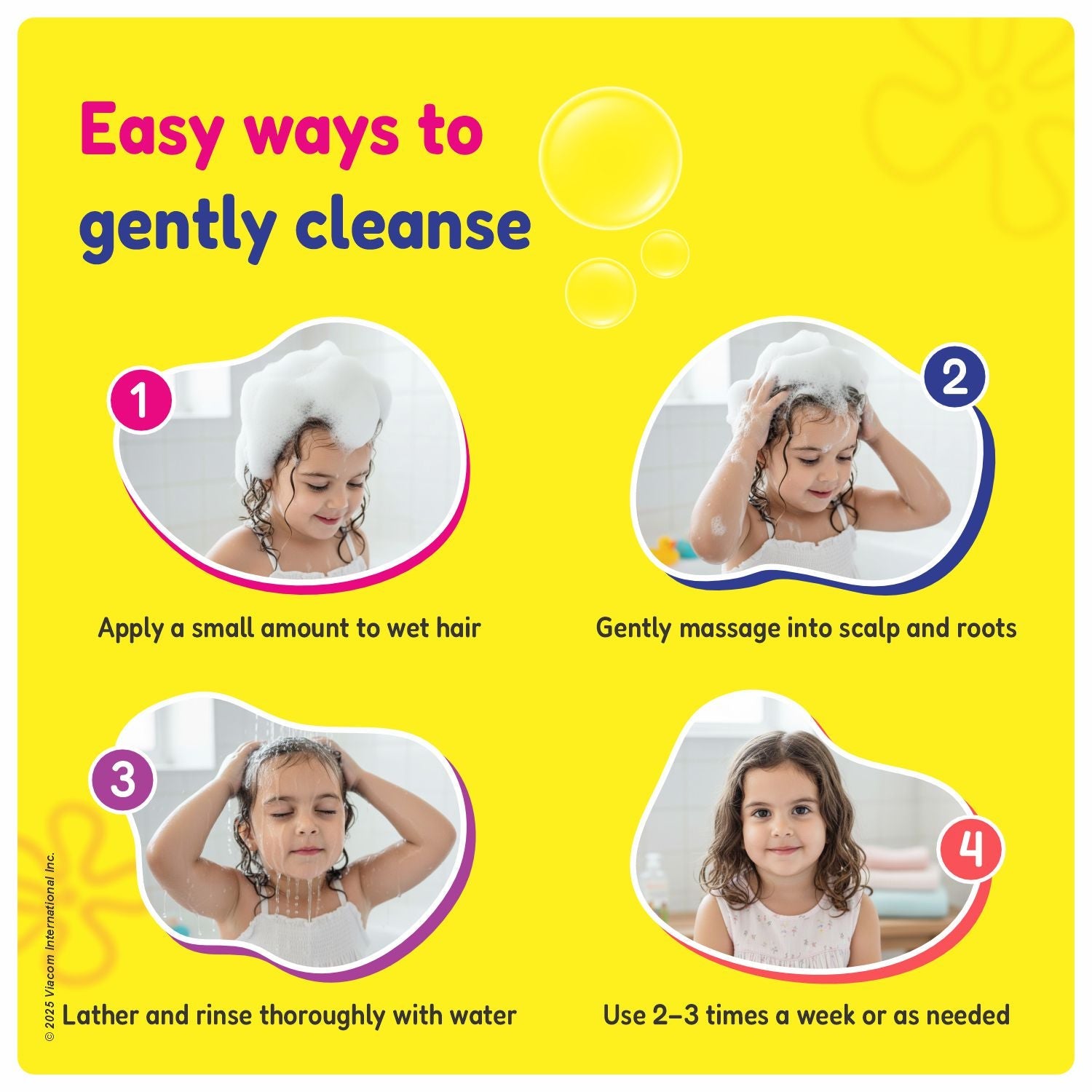 Gentle Cleansing Shampoo | For Girls | 3-7 Yrs | 200ml