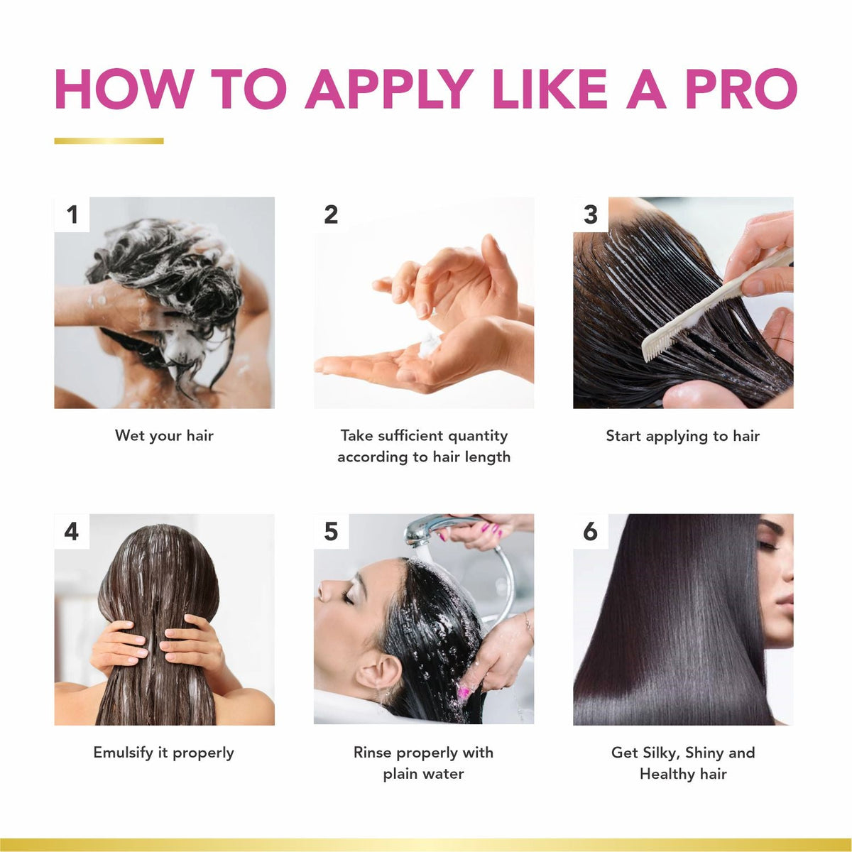 How to apply hair masque