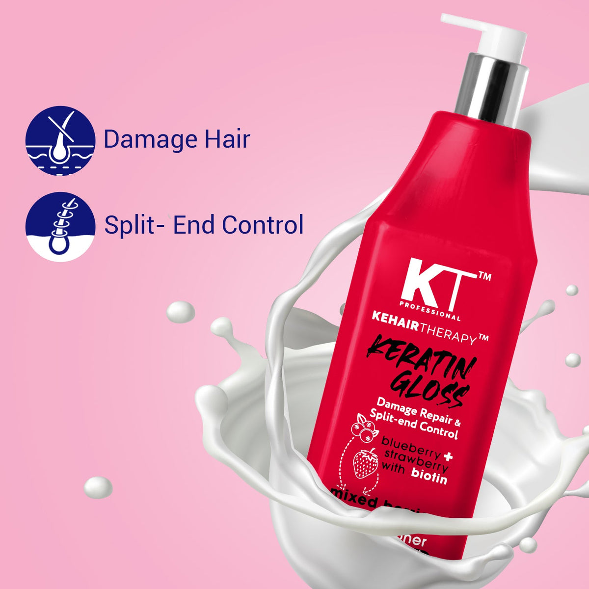 Keratin Gloss Conditioner | Split End Repair & Damage | 1000ml