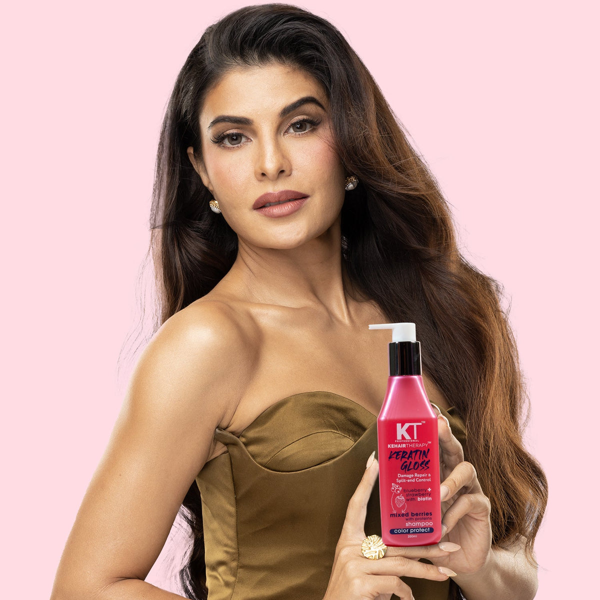 Keratin Gloss Shampoo | Damaged Hair & Split End Control