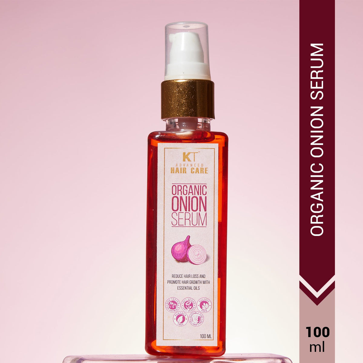 Organic Onion Hair Serum | Hair Fall Control  & Growth | Leave-In
