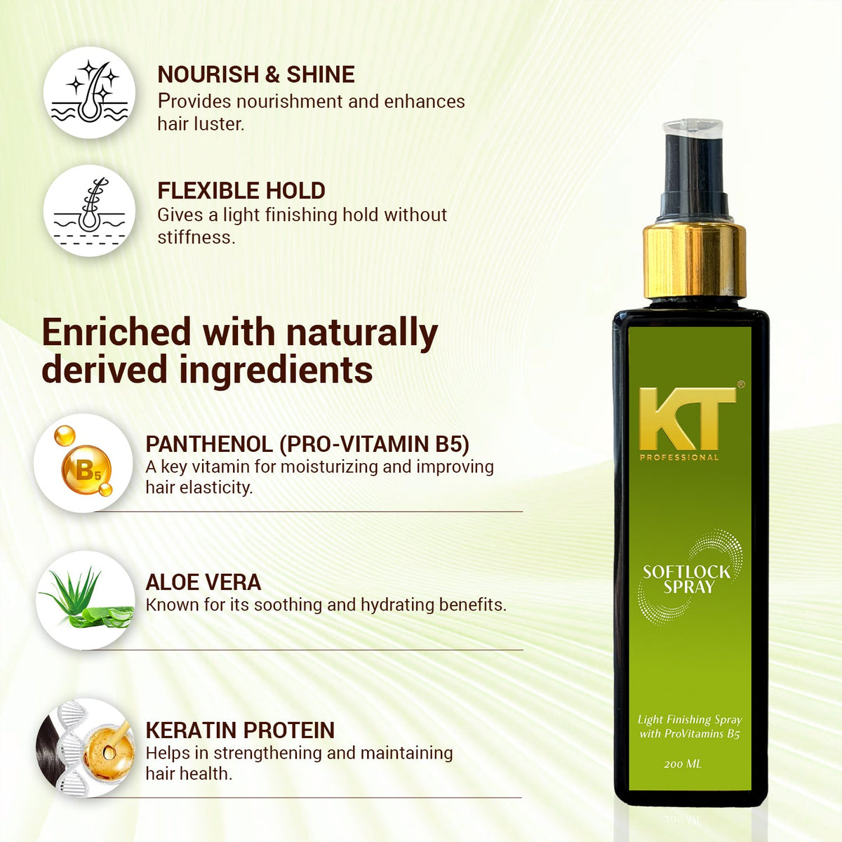 Soft Locks Spray | Flexible Hold | Natural Shine & Texture (Cocktail 2 Edition)