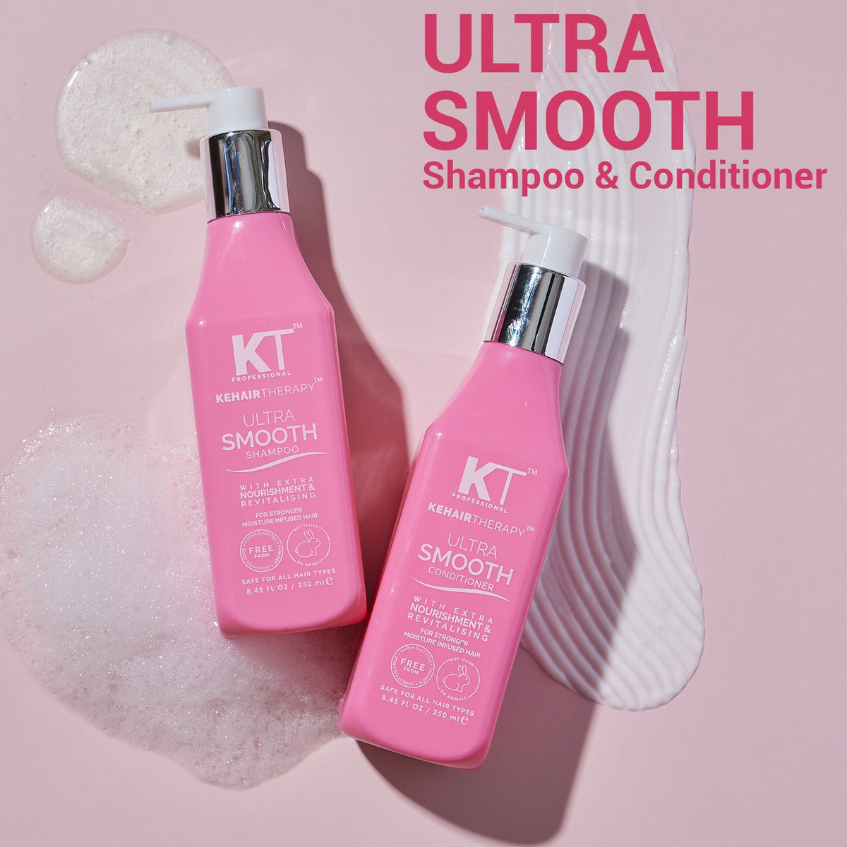 Ultra Smooth Shampoo & Conditioner | For Stronger Moisture Infused Hair