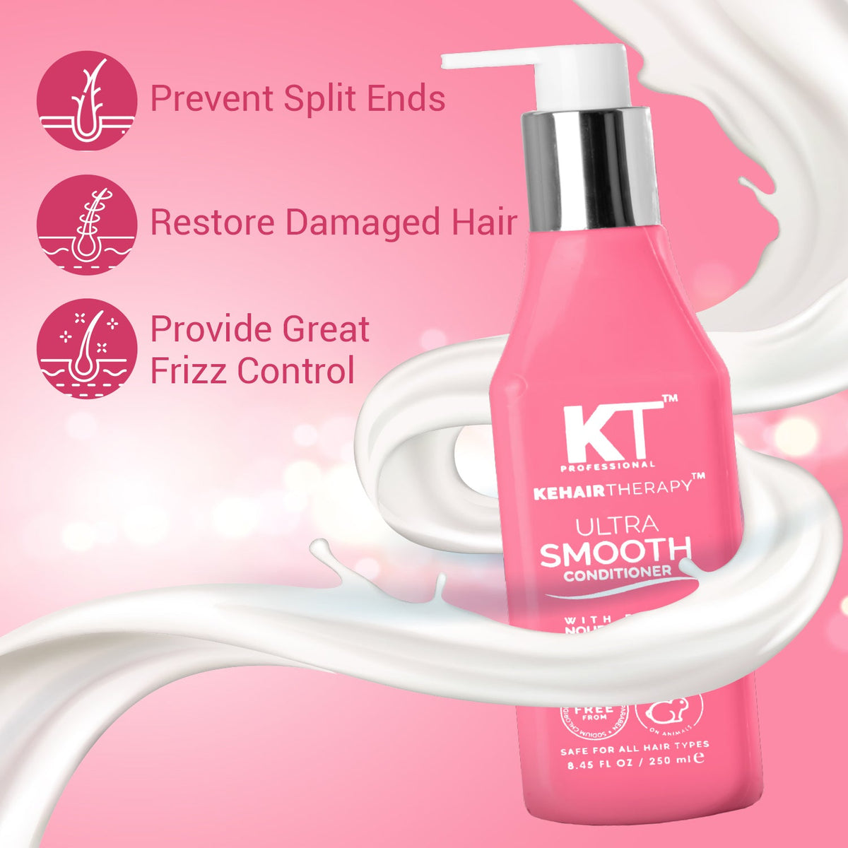 Ultra Smooth Conditioner | Deep Moisture & Frizz Control