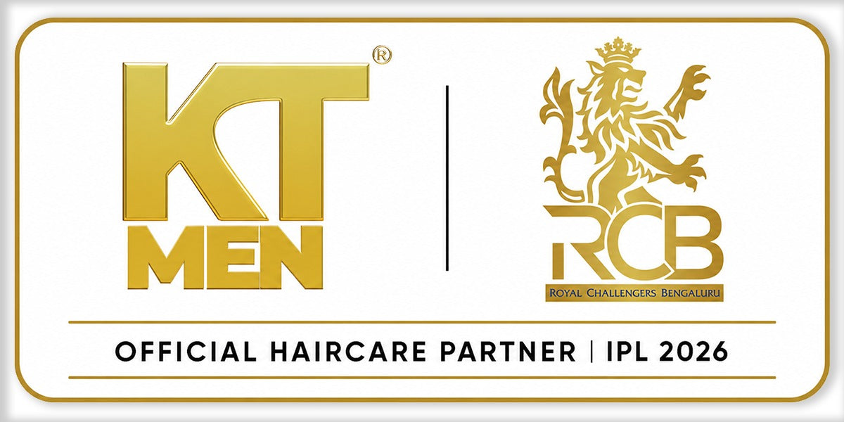 KT Men and Royal Challengers Bengaluru Official Haircare Partnership