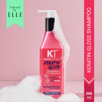 Keratin Gloss Shampoo | Damaged Hair & Split End Control