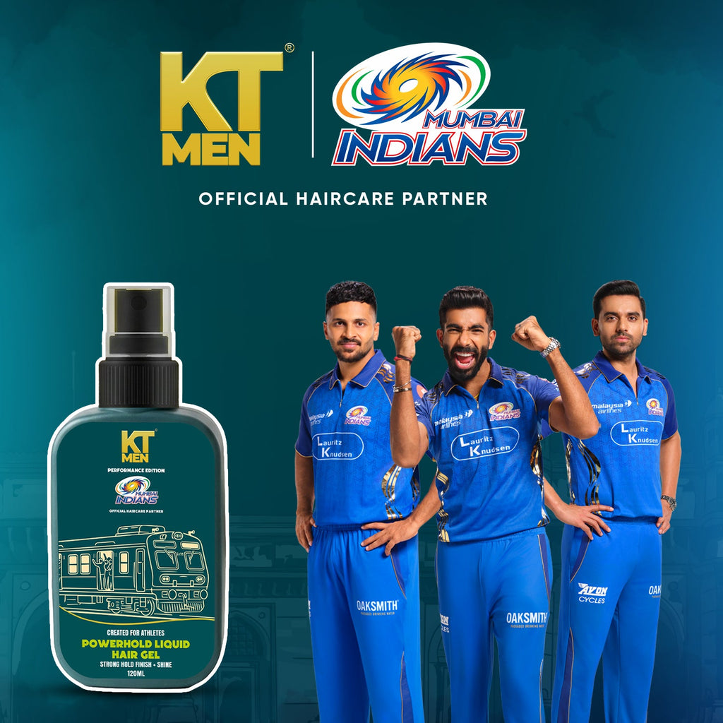 Power Hold Liquid Hair Gel - 120 ml (Mumbai Indians)
